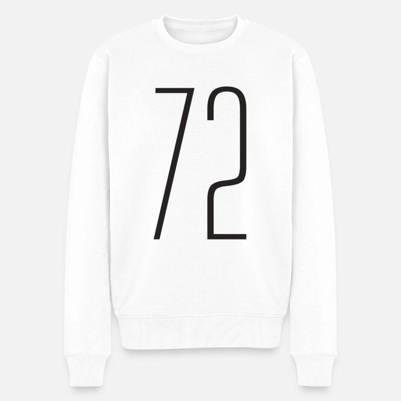 72 - Pull Premium bio Homme - blanc