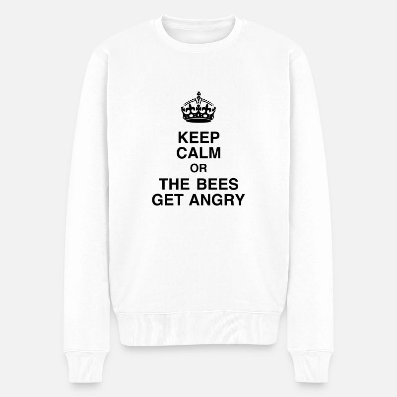Bienenzucht / Imker / Biene / Honig - Männer Premium Bio Pullover - Weiß