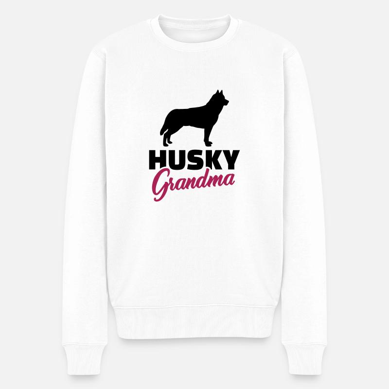 Husky - Pull Premium bio Homme - blanc