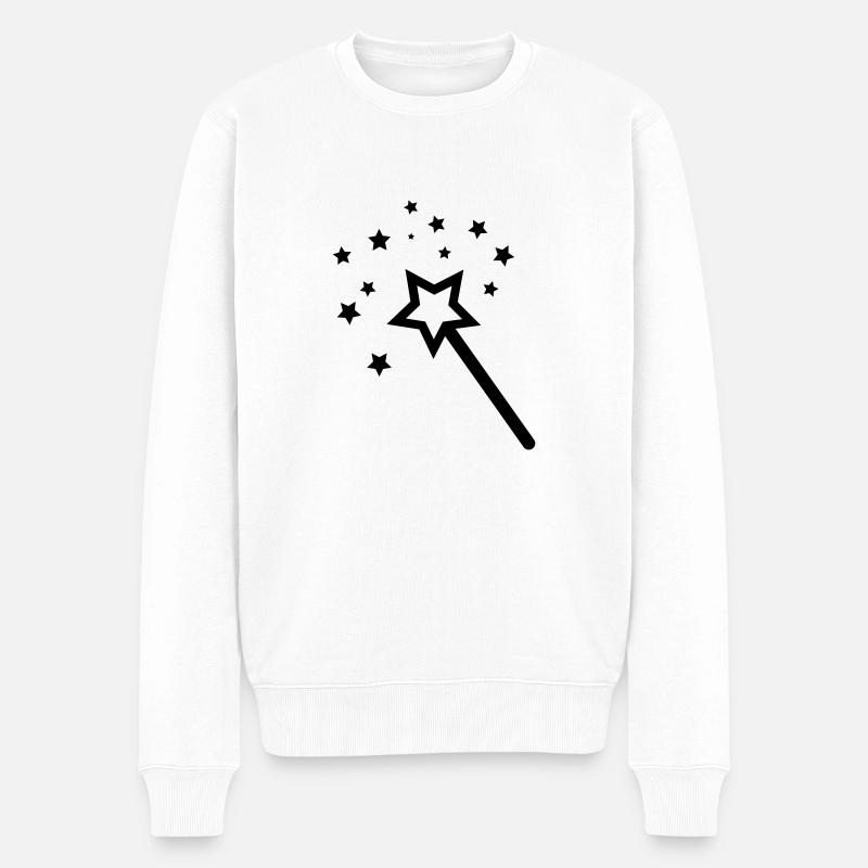 Baguette magique - Pull Premium bio Homme - blanc