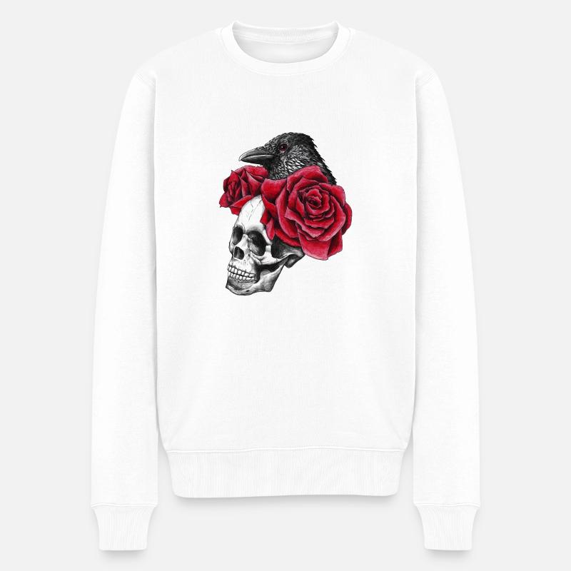 Gothic - Pull Premium bio Homme - blanc