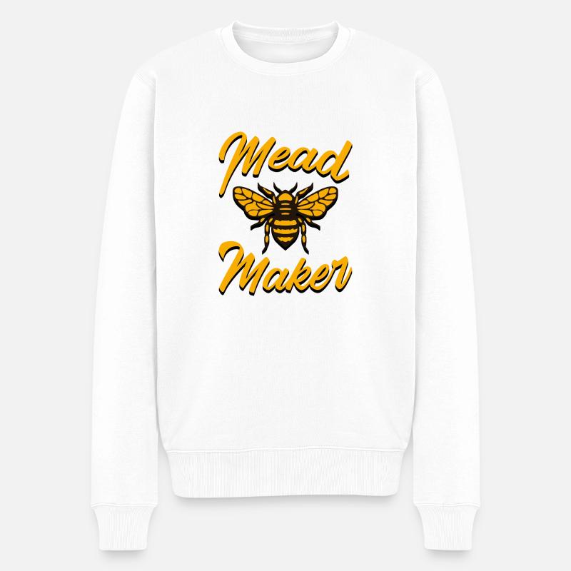 Fabricant d’hydromel - Pull Premium bio Homme - blanc
