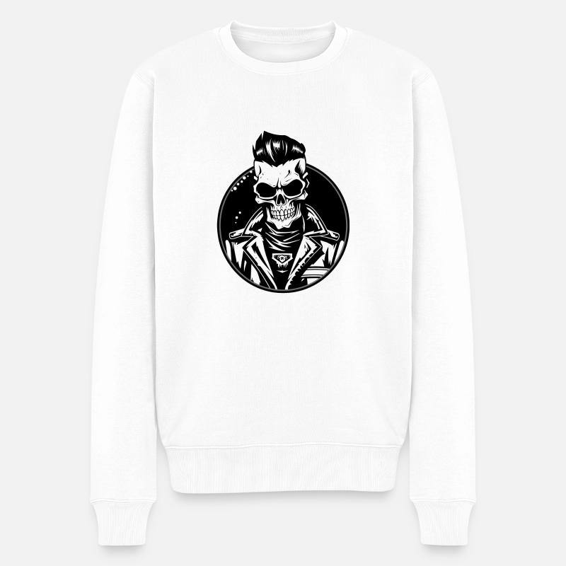 Cavalier - Pull Premium bio Homme - blanc