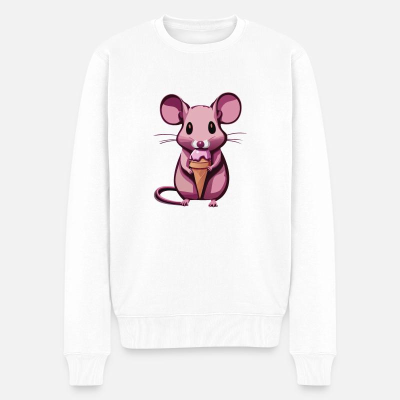 Souris - Pull Premium bio Homme - blanc