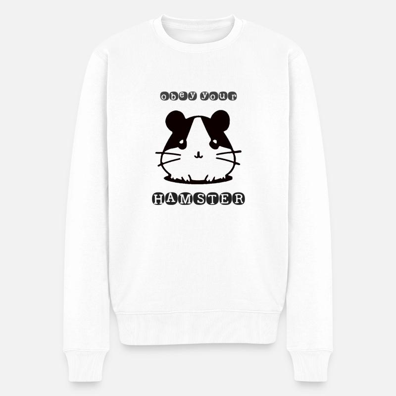 Obéissez à votre hamster - Pull Premium bio Homme - blanc