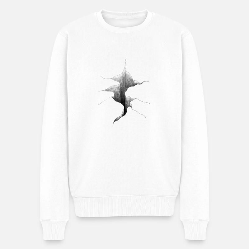 Trou dans les profondeurs ! - Pull Premium bio Homme - blanc