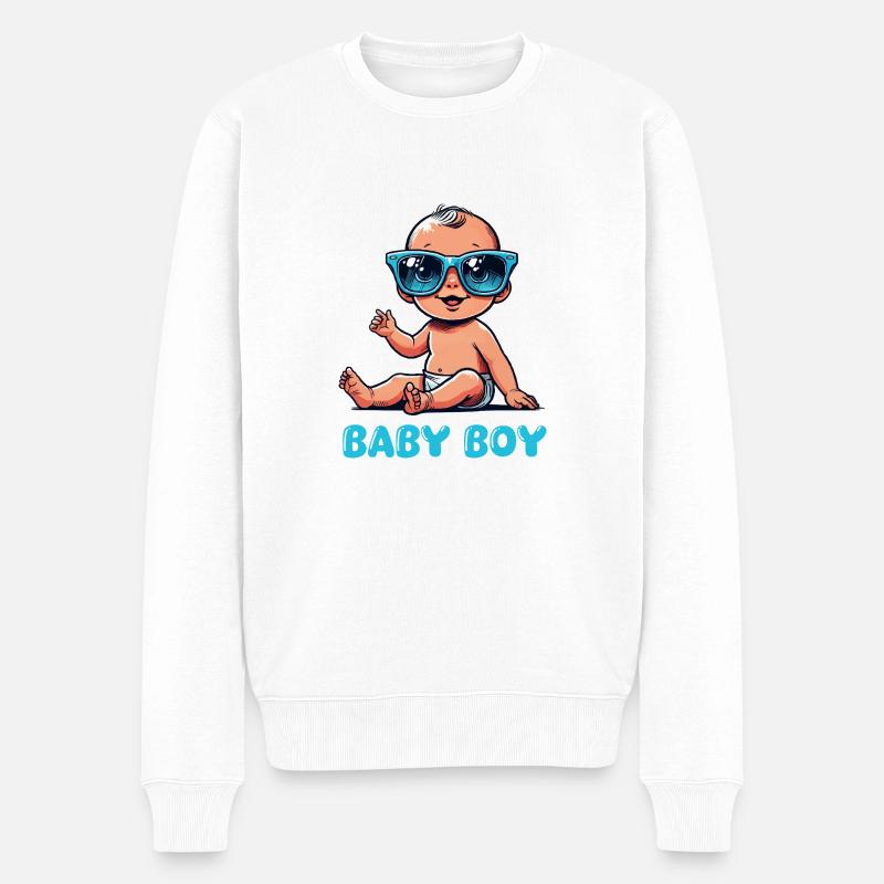 Bande dessinée pour bébé - Pull Premium bio Homme - blanc