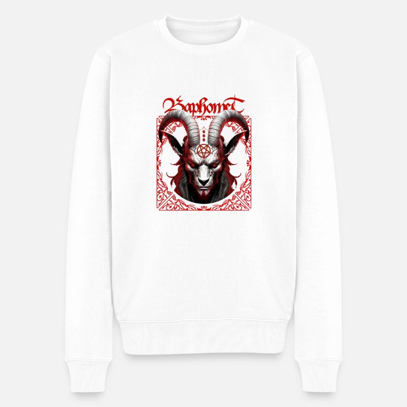 Baphomet - Pull Premium bio Homme - blanc