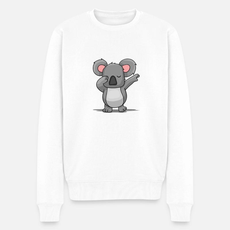 koala - Pull Premium bio Homme - blanc