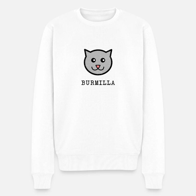 My cat is a Burmilla - Pull Premium bio Homme - blanc