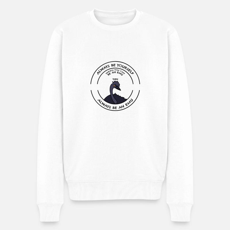 émeu - Pull Premium bio Homme - blanc