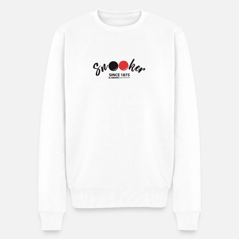 Snooker depuis 1875 - Pull Premium bio Homme - blanc