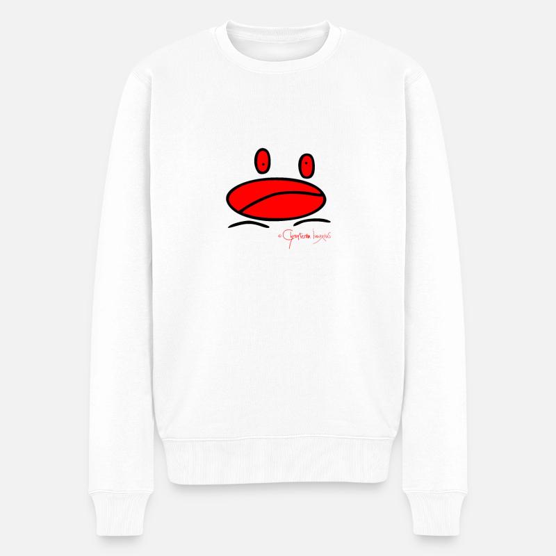 Grenouillemini © Chyropterum Innoxius - Pull Premium bio Homme - blanc