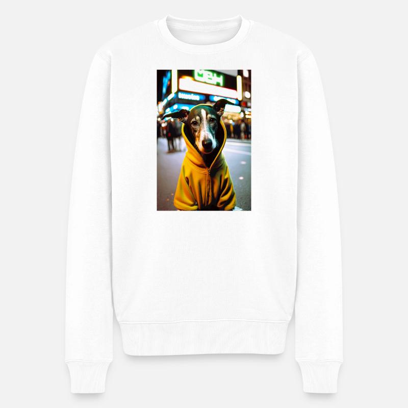 Anthropomorph 06 - Männer Premium Bio Pullover - Weiß