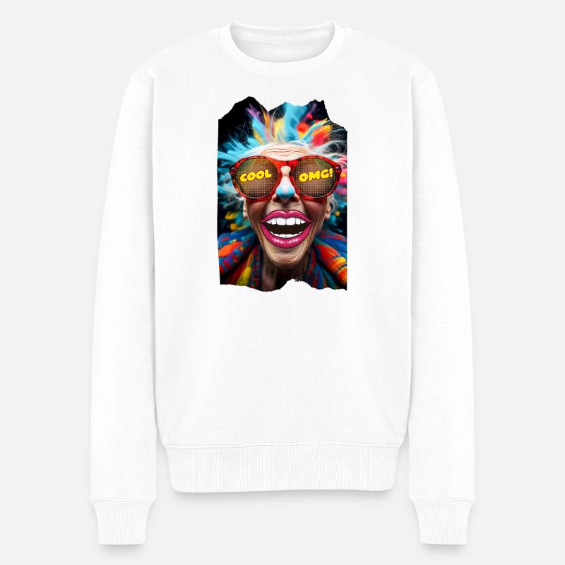 Karnevalsliebhaber - Männer Premium Bio Pullover - Weiß