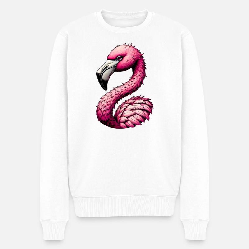 Flamant - Pull Premium bio Homme - blanc