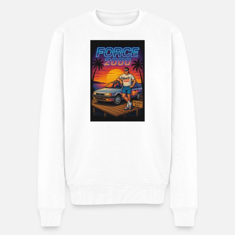 Ponton - Pull Premium bio Homme - blanc