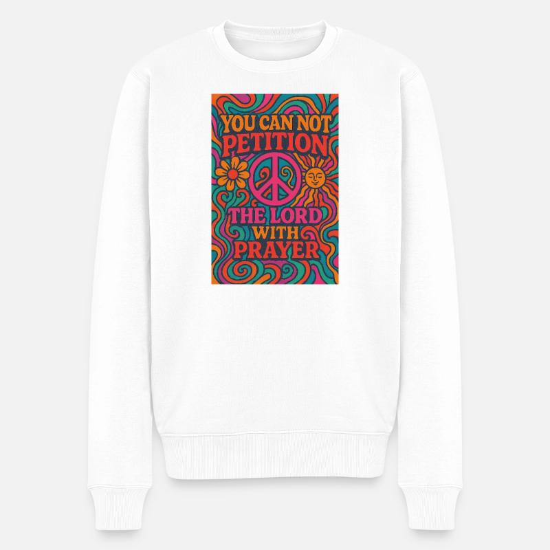 Prière 2 - Pull Premium bio Homme - blanc