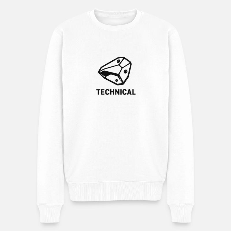 Bloc technique - Pull Premium bio Homme - blanc