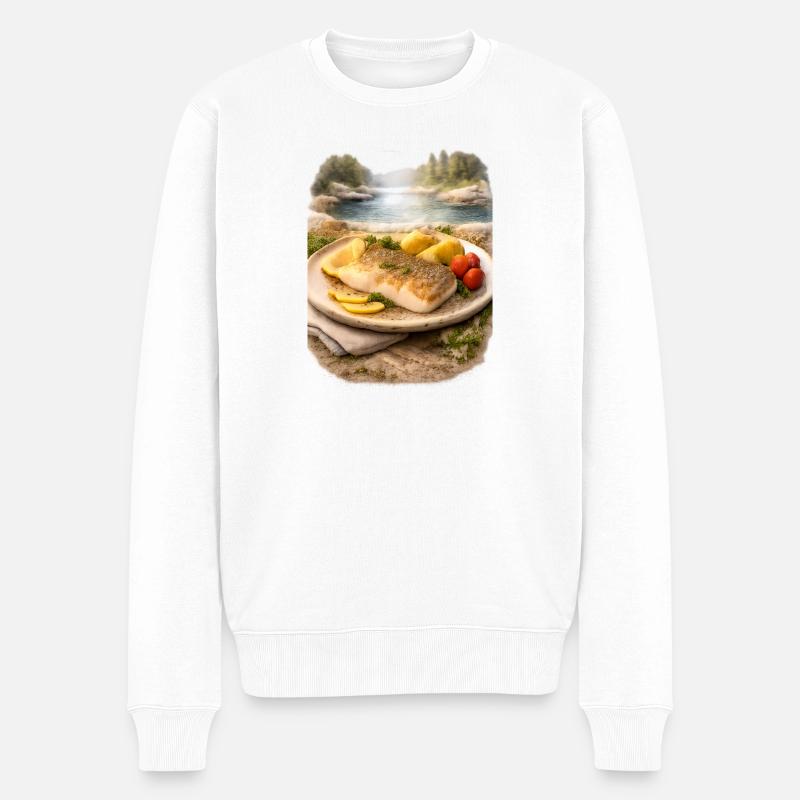 Geschenke des Weiten Nordens - Makcyn - Männer Premium Bio Pullover - Weiß