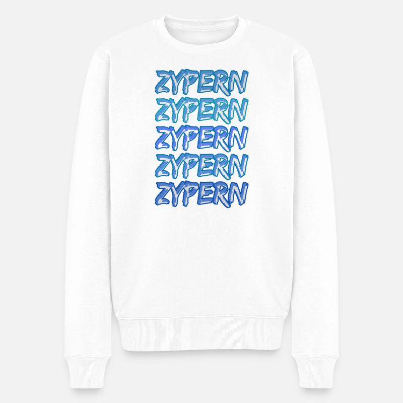 Chypre - Pull Premium bio Homme - blanc