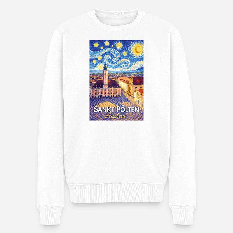 Sankt Pölten, Autriche - Pull Premium bio Homme - blanc