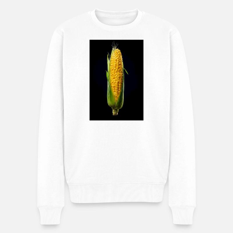 Récolte du Grain d’Or - Pull Premium bio Homme - blanc