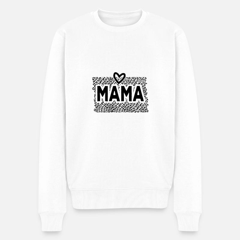 Maman - Pull Premium bio Homme - blanc