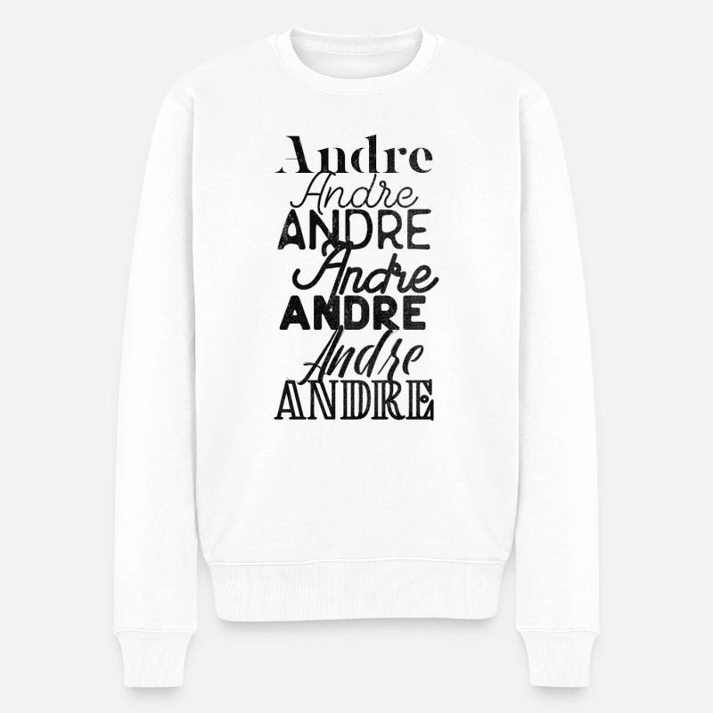 Andre - Pull Premium bio Homme - blanc