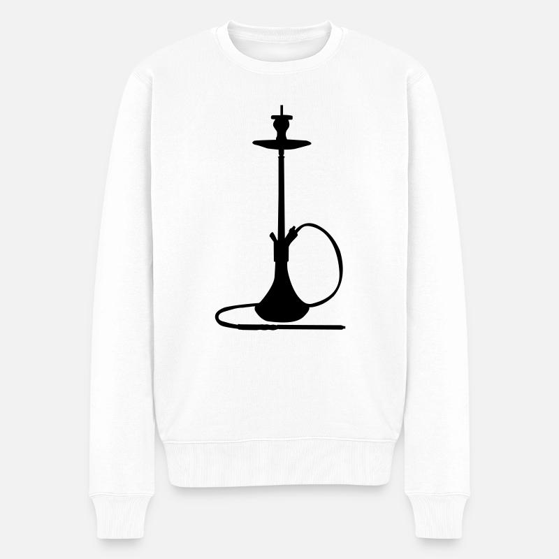 narguilé - Pull Premium bio Homme - blanc