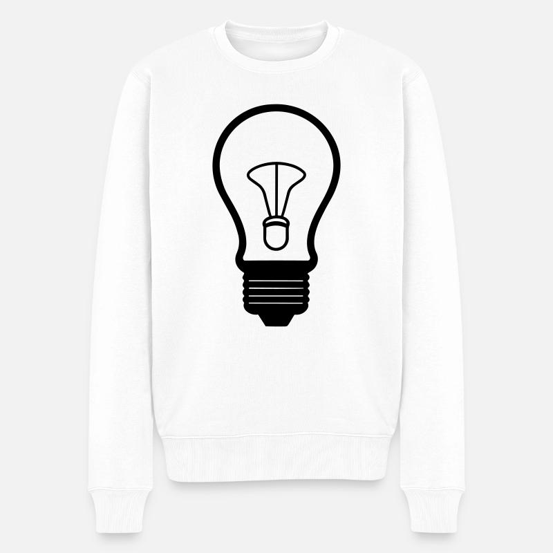 ampoule - Pull Premium bio Homme - blanc