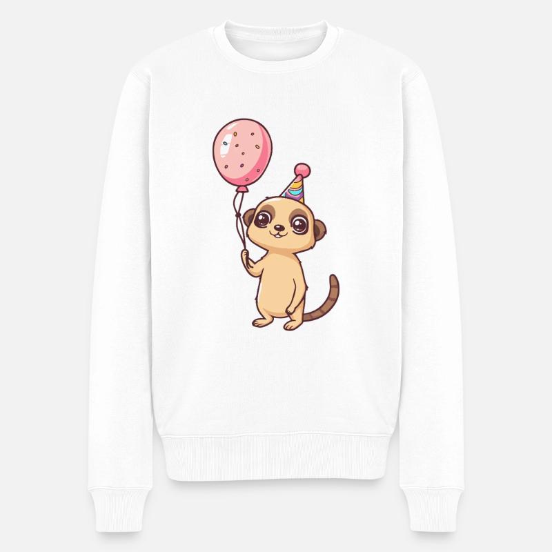 Suricate Anniversaire Bébé - Pull Premium bio Homme - blanc