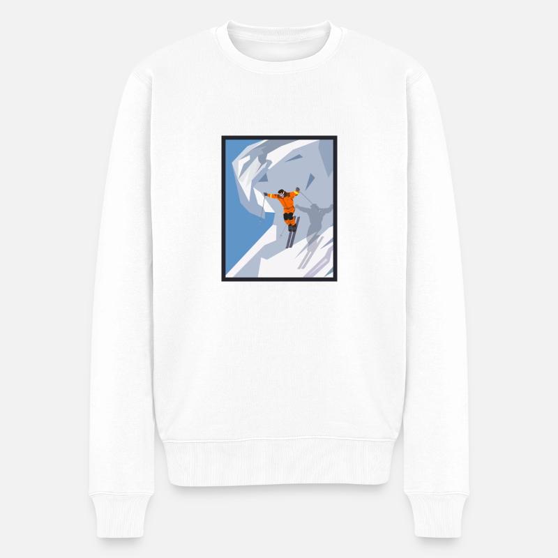 ski - Pull Premium bio Homme - blanc