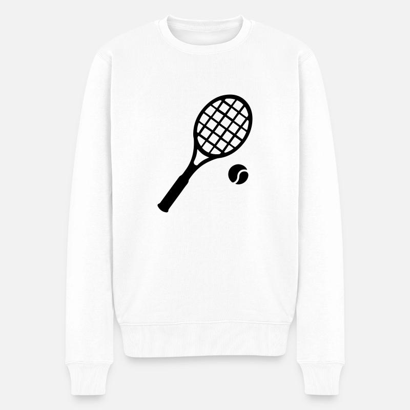 Match de tennis - Pull Premium bio Homme - blanc