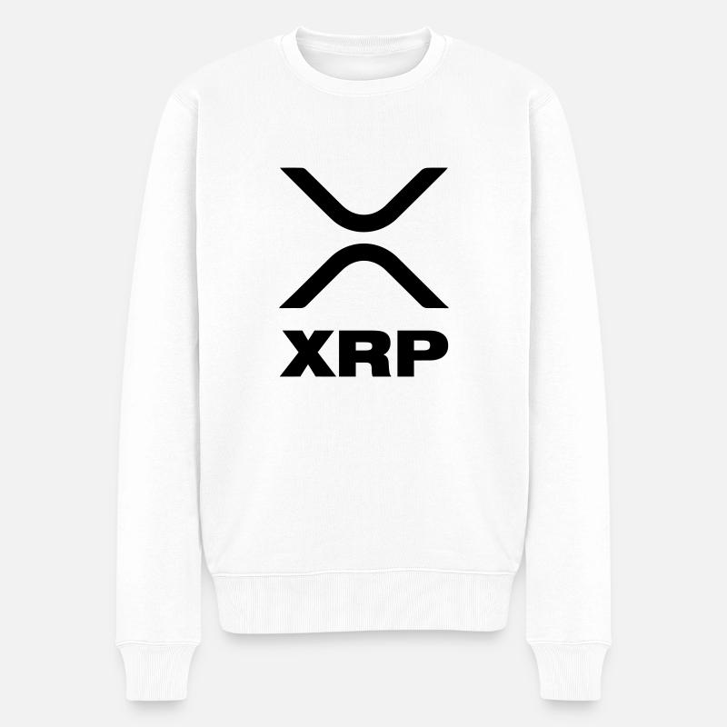 xrp_logo - Pull Premium bio Homme - blanc