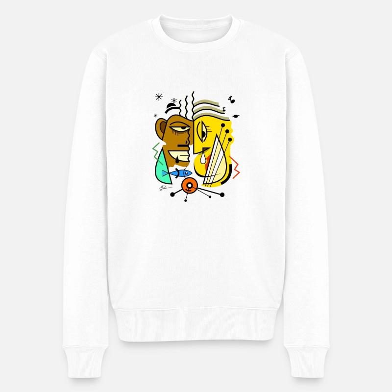 Jonas and Yel - Pull Premium bio Homme - blanc