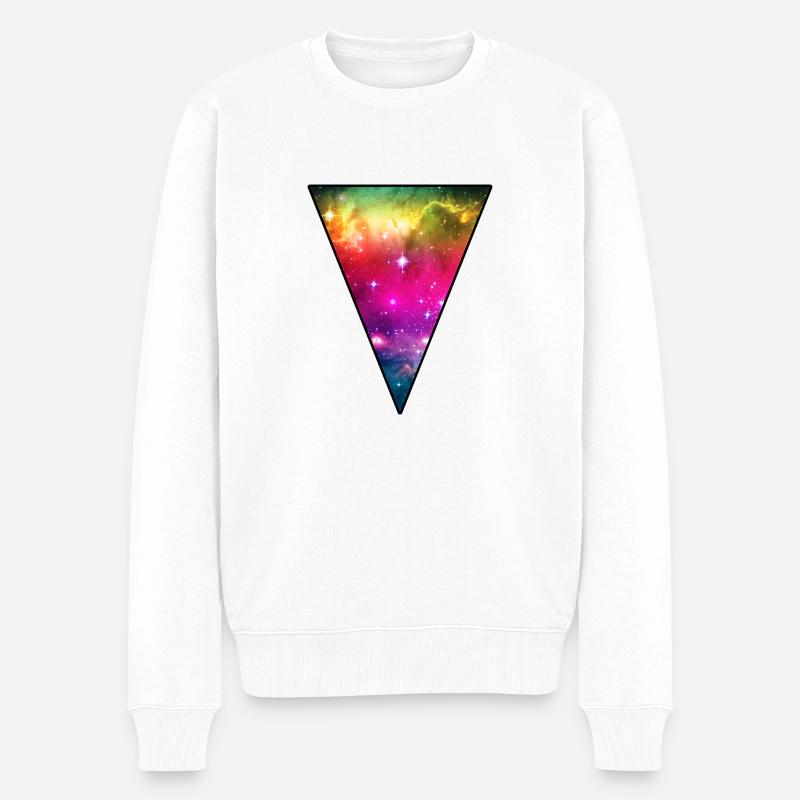 Espace arc en ciel - Pull Premium bio Homme - blanc