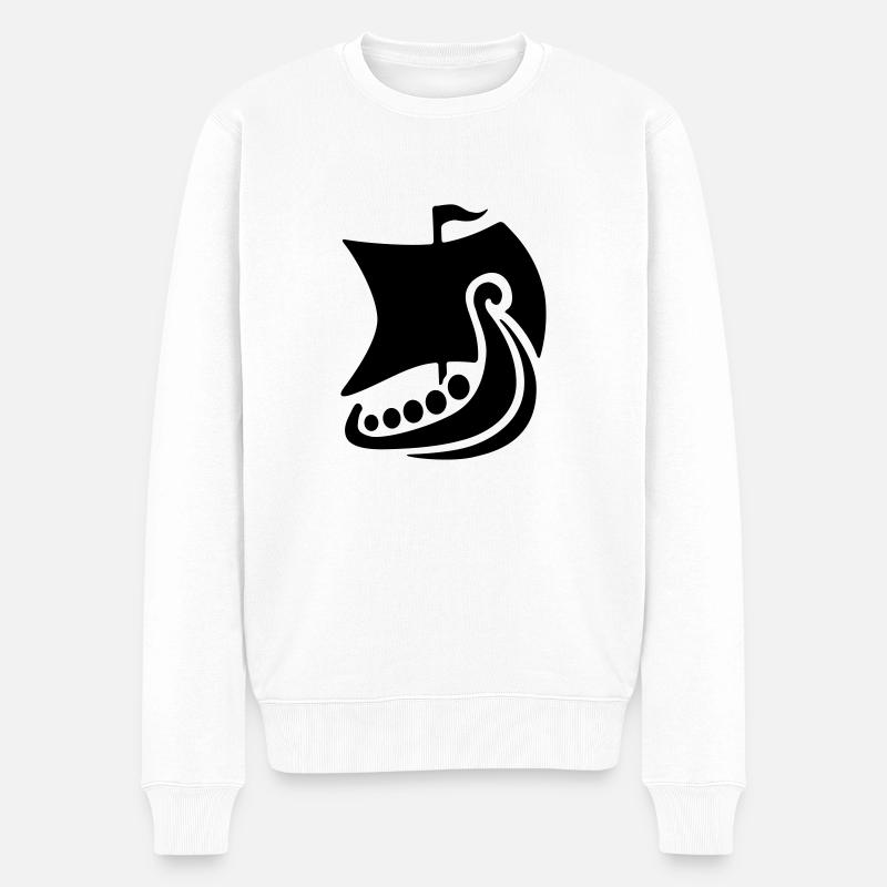 viking-navire - Pull Premium bio Homme - blanc