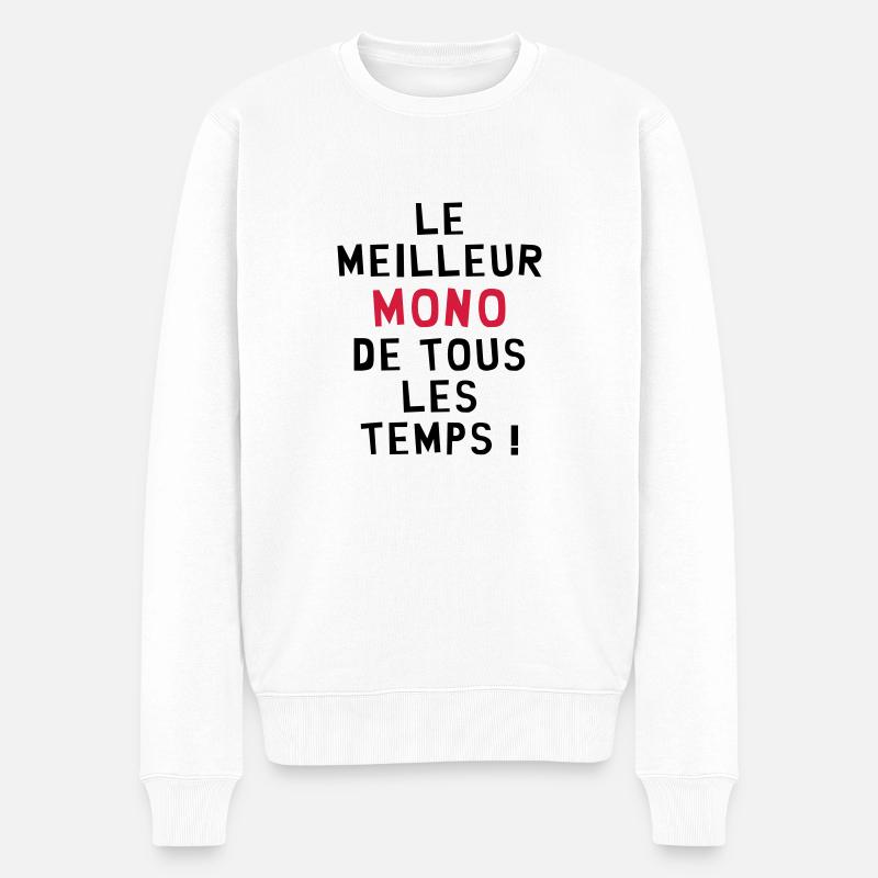 Moniteur / Monitrice / Mono / Formation / Ski - Pull Premium bio Homme - blanc