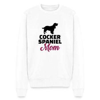 Cocker Spaniel - Pull Premium bio Homme - blanc - Devant - Thijin (182cm)
