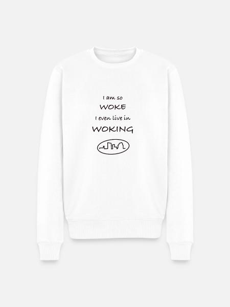 Woke of woking - Men's Premium Organic Jumper - white