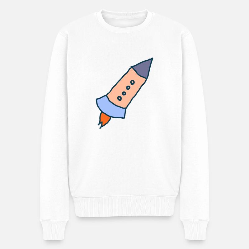 Départ vers de nouveaux mondes - Pull Premium bio Homme - blanc