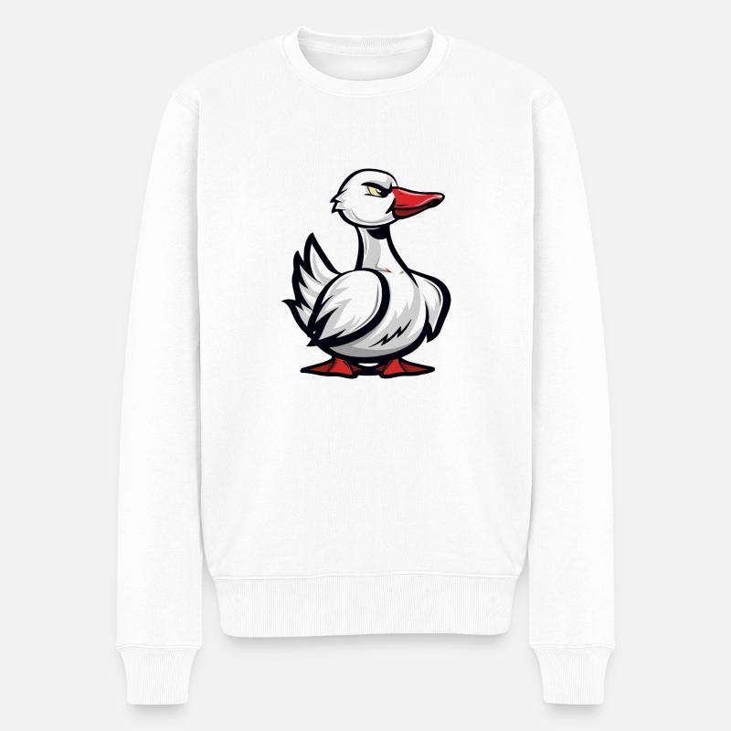 canard - Pull Premium bio Homme - blanc