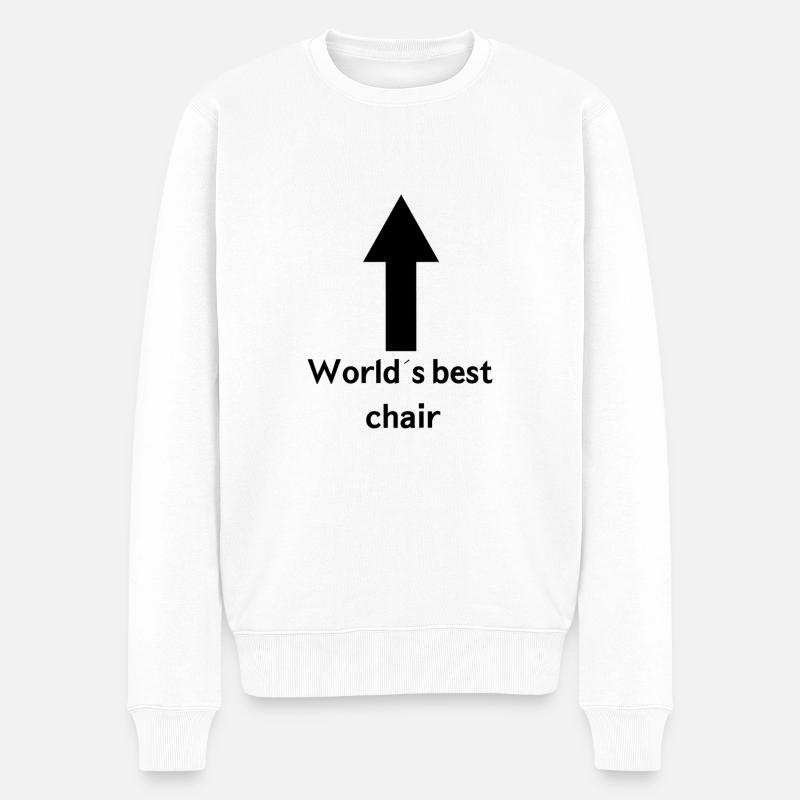 SitOnMyFace - Pull Premium bio Homme - blanc