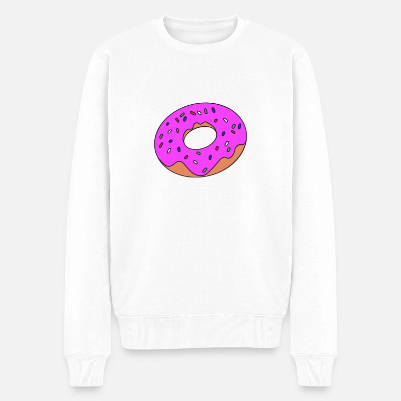 Donut Alone - Pull Premium bio Homme - blanc