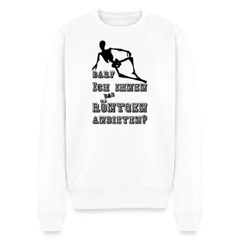 Röntgen anbieten Medizin Geschenk - Männer Premium Bio Pullover - Weiß - Vorne - Thijin (182cm)