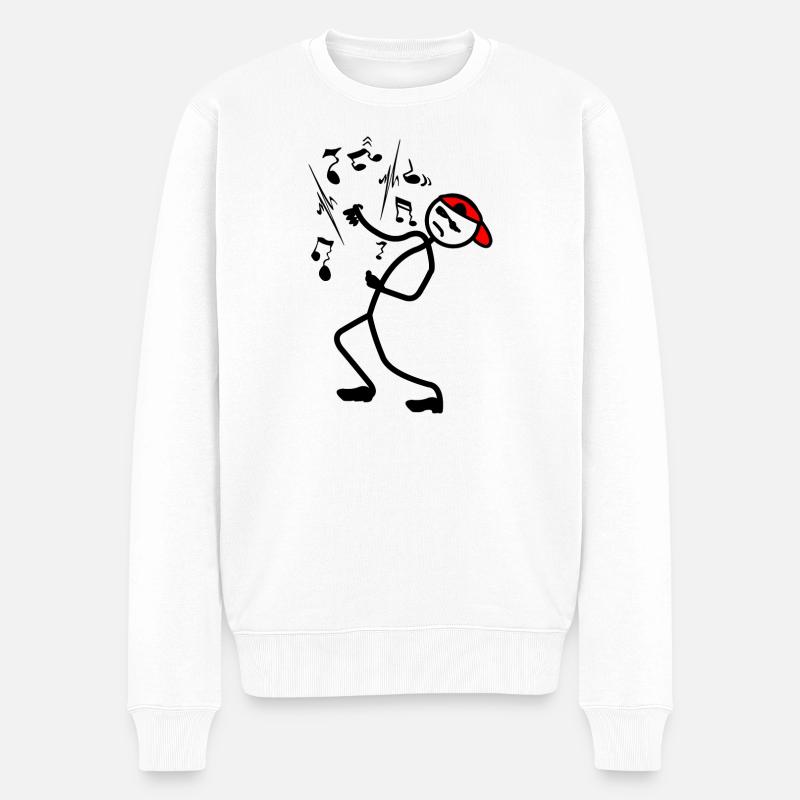 Guitare aérienne - Pull Premium bio Homme - blanc