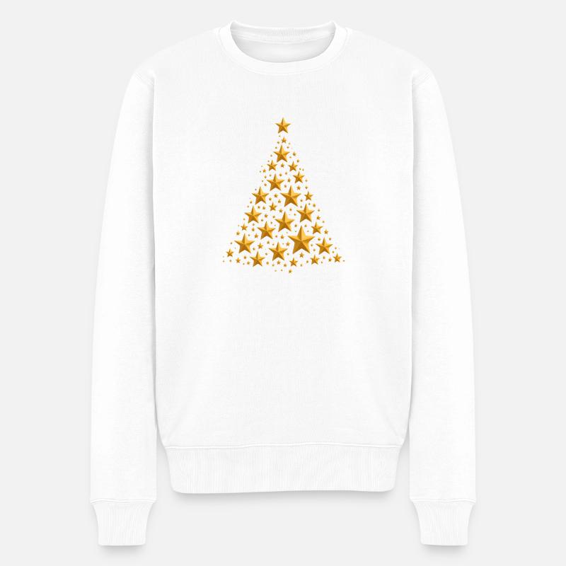 Sapin de Noël Noël - Pull Premium bio Homme - blanc