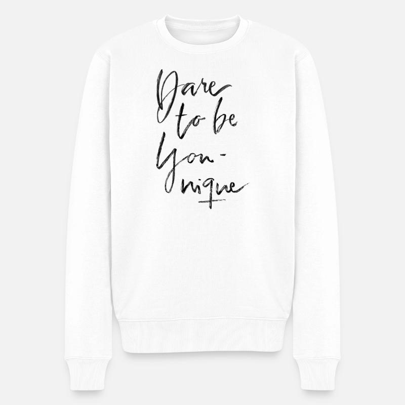 Ose être unique - Pull Premium bio Homme - blanc