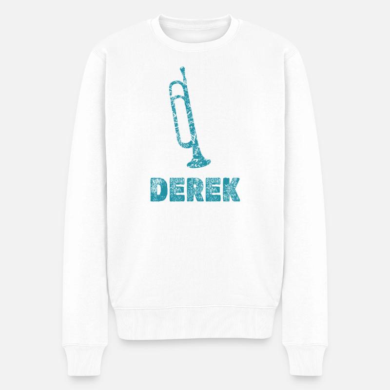 Fanfare Derek - Pull Premium bio Homme - blanc